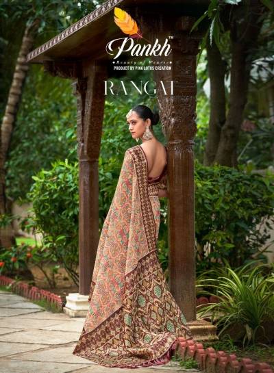 RANGAT BY PANKH PRINTED SAREE MANUFACTURER IN INDIA